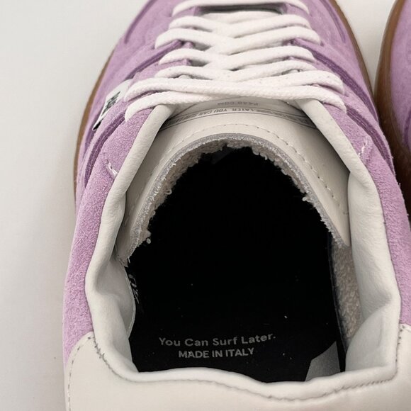P448 Monza Sneaker Size EU 40 Suede Leather Upper Lavender Gum Sole - Picture 9 of 16